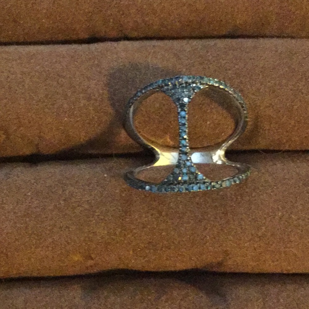 Exotic Blue Diamond ring